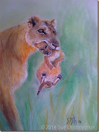 Lioness and Cub