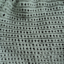 Close up of pattern stitches